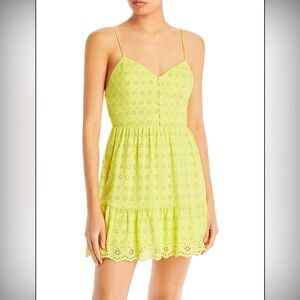 Alice + Olivia Button Front Short Dress